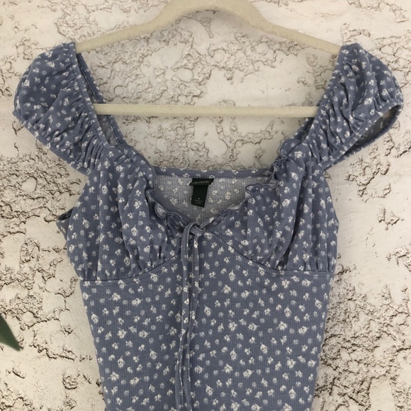 Wild Fable Romantic Bodysuit - light blue/white - Picture 2 of 10